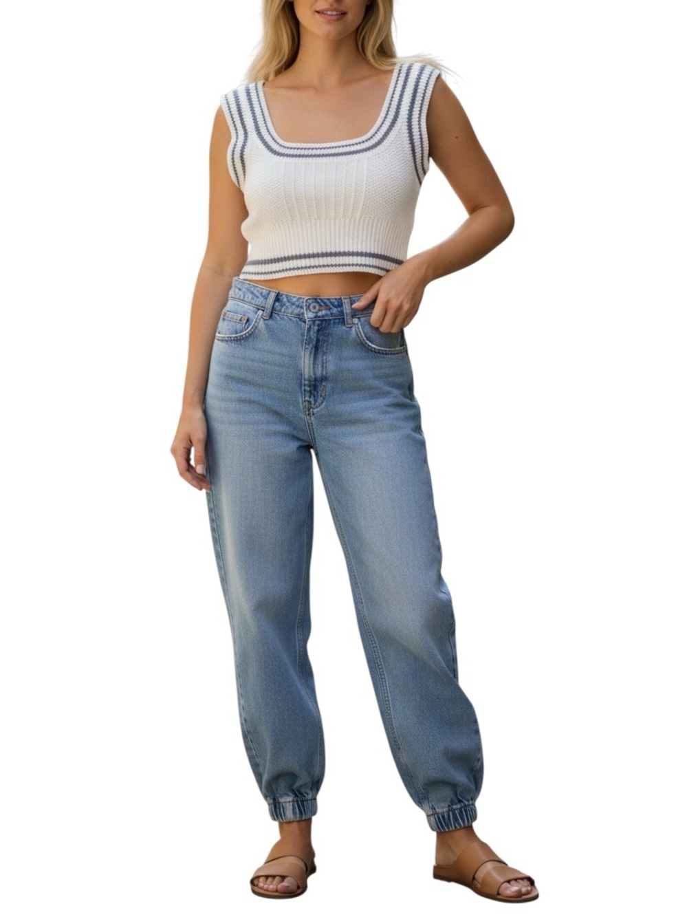 Knit Crop Top by Cider